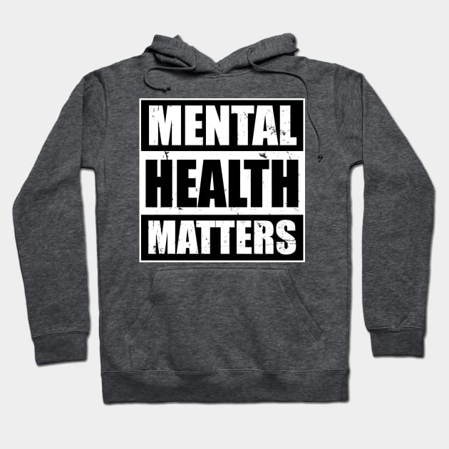 Mental Health Matters Hoodie by waynemoxxi